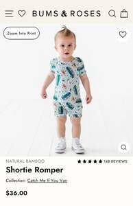 Catch Me If You Van Shortie Romper